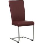 Set van 10 Leren eetkamerstoelen Dry - Toledo Bordeaux, Huis en Inrichting, Stoelen, Ophalen of Verzenden, Nieuw, Leer, Vijf, Zes of meer stoelen