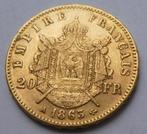 Frankrijk. Napoléon III. 20 Francs 1863-A, Paris