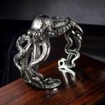 Armband van 925 zilver Volledig skelet met schedel - Octopus, Antiek en Kunst