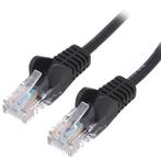 20M CAT5e RJ45 Ethernet Netwerk Kabel - Zwart, Computers en Software, Pc- en Netwerkkabels, Nieuw, Ophalen of Verzenden