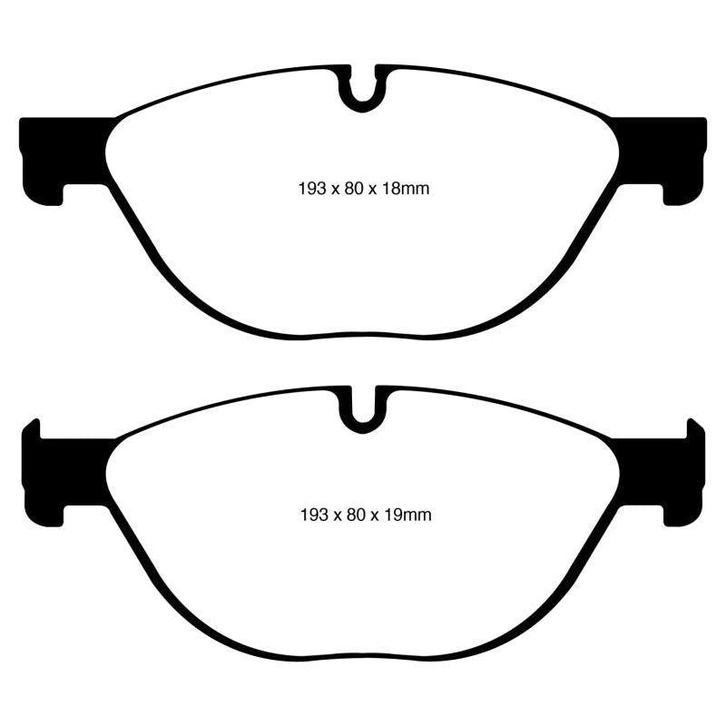 EBC 12-13 BMW 528 2.0 Turbo (F10) Performance Yellowstuff, Auto-onderdelen, Remmen en Aandrijving, Ophalen of Verzenden