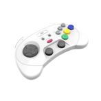 Retro-Bit SEGA Saturn 2.4G Wireless Pro Controller White, Spelcomputers en Games, Verzenden, Nieuw