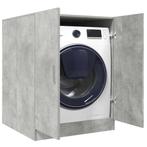 vidaXL Wasmachinekast 70,5x71,5x91,5 cm betongrijs, Verzenden, Nieuw