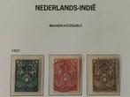 Nederlands-Indië 1921 - Brandkastzegels met controlerbare, Gestempeld