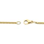 18 Krt. Gouden gourmet schakel ketting | 61 cm (unisex), Sieraden, Tassen en Uiterlijk, Kettingen, Ophalen of Verzenden, Gebruikt