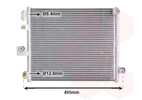 LUCHTCONDENSATOR VOOR HYUNDAI ATOS MX 1997-2002 9760605000, Auto-onderdelen, Airco en Verwarming, Nieuw, Ophalen of Verzenden