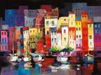 Kunstdruk Willem Haenraets - Seaport Town I 80x60cm, Verzenden, Nieuw