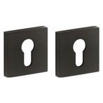 Set van twee PC-plaatjes Model 06 PVD mat zwart, Verzenden, Nieuw