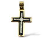 Hanger - 14 karaat Geel goud, Antieke 56K (14K) goud, email, Sieraden, Tassen en Uiterlijk, Antieke sieraden