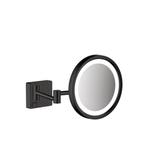 Scheerspiegel AddStoris HansGrohe Met LED Licht Mat Zwart, Ophalen of Verzenden, Nieuw, Bad