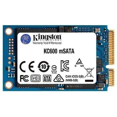 Kingston 512GB SSD KC600 SATA3 mSATA, Computers en Software, Harde schijven, Verzenden