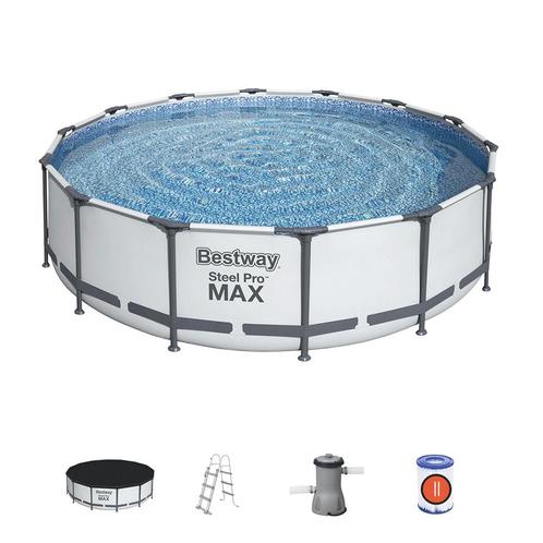 Steel Pro Max zwembad 427x107 cm (set), Kinderen en Baby's, Speelgoed | Buiten | Zandbakken, Nieuw, Verzenden