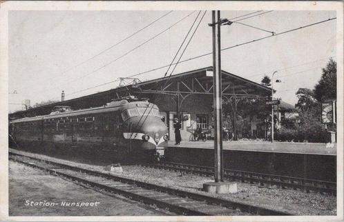 NUNSPEET - Station, Verzamelen, Ansichtkaarten | Nederland, Verzenden