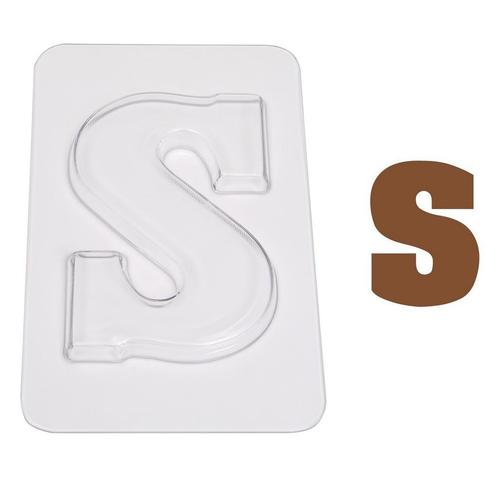 Chocoladebloklettervorm 200 gr. Letter S, Hobby en Vrije tijd, Taarten en Cupcakes maken, Nieuw, Verzenden