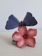 Collectie met dierenthema - Set van 2 porseleinen vlinders –