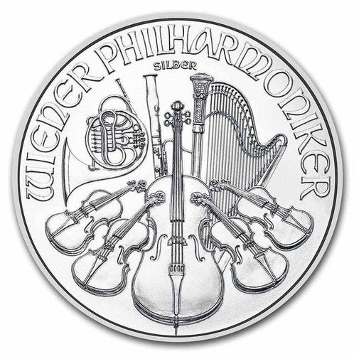 Oostenrijk. 5 x 1 oz 2023 1 oz €1.5 EUR Austrian Silver, Postzegels en Munten, Edelmetalen en Baren