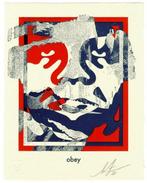 Shepard Fairey (OBEY) (1970) - Torn Icon Letterpress