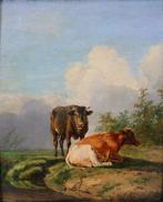 Eugene Verboeckhoven (1798-1881) - Koeien in een landschap, Antiek en Kunst, Kunst | Schilderijen | Klassiek