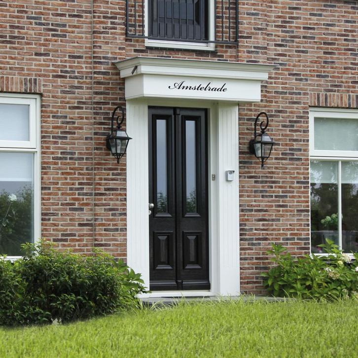 Amstelrade 2 x Buitenlamp Zwart Buitenverlichting, Tuin en Terras, Buitenverlichting, Verzenden