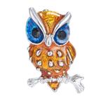 Fako Bijoux® - Broche - Uil - 20x32mm - Goudkleurig, Sieraden, Tassen en Uiterlijk, Broches, Verzenden, Nieuw