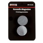 Set van 6 stuks schijfmagneten 25 mm / keramische Ferriet, Ophalen of Verzenden, Nieuw