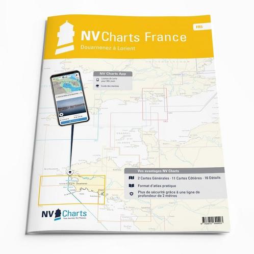 NV Atlas FR5 Dourarnenez to Lo, Watersport en Boten, Navigatiemiddelen en Scheepselektronica, Ophalen of Verzenden