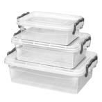 Diepvriesbakjes met Deksel – Set van 3 Vershoudbakjes, Huis en Inrichting, Ophalen of Verzenden, Nieuw