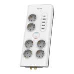 Philips 6-voudige Stekkerdoos met 4x USB &amp; 1x USBC |, Nieuw