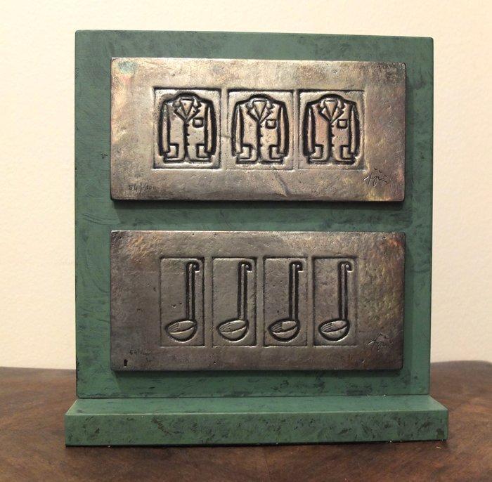 Tino Stefanoni - sculptuur, Giacche e Mestoli - 25 cm -, Antiek en Kunst, Antiek | Overige Antiek