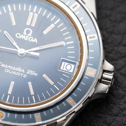 Omega - Seamaster 120M Jaques Mayol Plongeur de Luxe Quartz, Sieraden, Tassen en Uiterlijk, Horloges | Heren