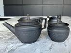 Theeservies (4) - Widow / Sibyl - Wedgwood-Style - Basalt, Antiek en Kunst