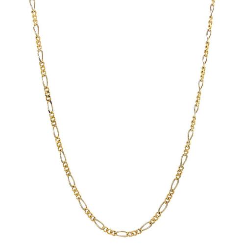 Gouden figaro collier 14 krt, Sieraden, Tassen en Uiterlijk, Kettingen, Nieuw, Ophalen of Verzenden