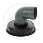 Inlaatdeksel ibc met 70 mm ht bocht - s165x7 - nw 150, Ophalen of Verzenden