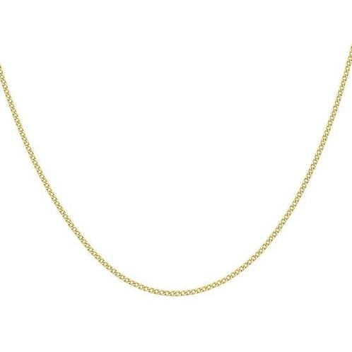 Ketting 14K goud 50cm, 1,10mm Gourmet schakeltjes, Sieraden, Tassen en Uiterlijk, Kettingen, Verzenden