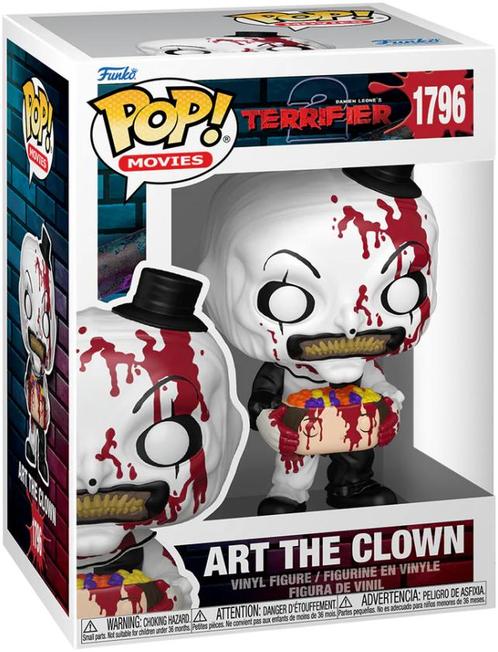 Funko Pop! - Terrifier - Art The Clown with Head #1796 |, Verzamelen, Poppetjes en Figuurtjes, Nieuw, Verzenden