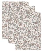 Jollein Retro Flowers 3 Stuks Hydrofiel Washandjes, Verzenden, Nieuw