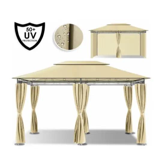 Paviljoen 4 x 3 Haines Beige, Tuin en Terras, Partytenten, Ophalen of Verzenden