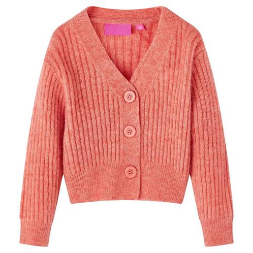 vidaXL Kindervest gebreid 104 middelroze, Kinderen en Baby's, Kinderkleding | Overige, Nieuw, Verzenden