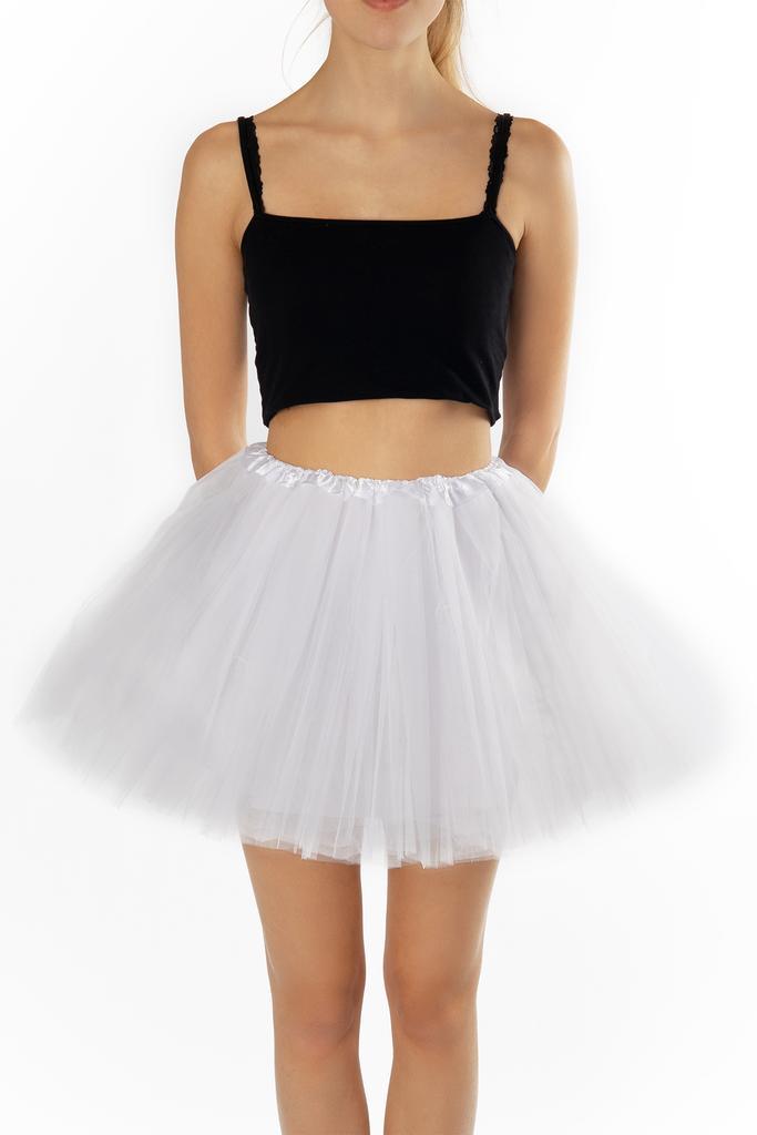 KIMU® Tutu Wit Tule Rokje 68 74 80 86 92 98 Witte Petticoat, Kinderen en Baby's, Carnavalskleding en Verkleedspullen, Meisje, Nieuw