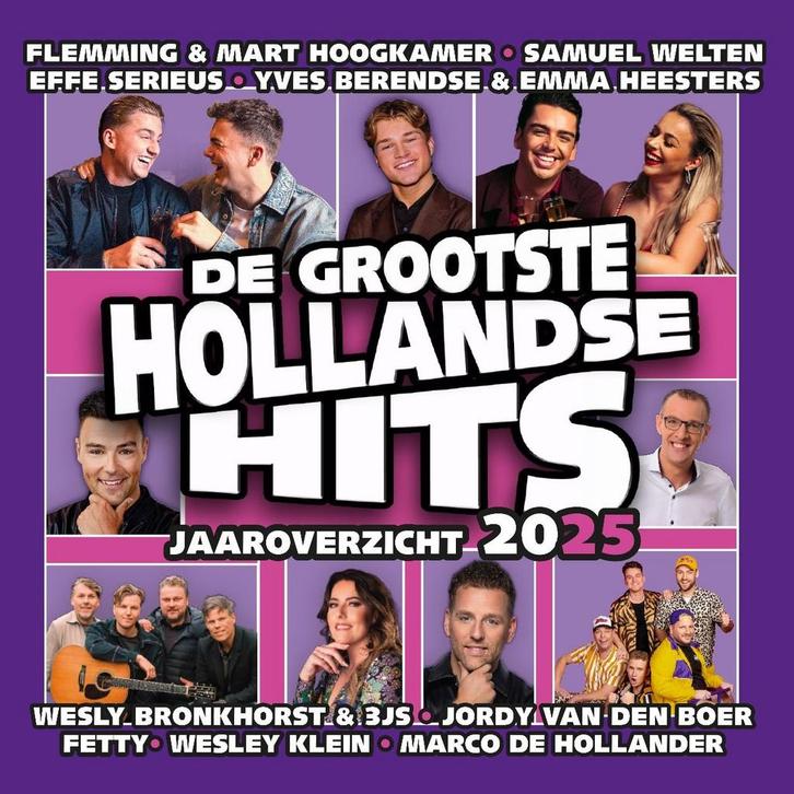 De Grootste Hollandse Hits Jaaroverzicht 2025 - CD, Cd's en Dvd's, Cd's | Overige Cd's, Ophalen of Verzenden
