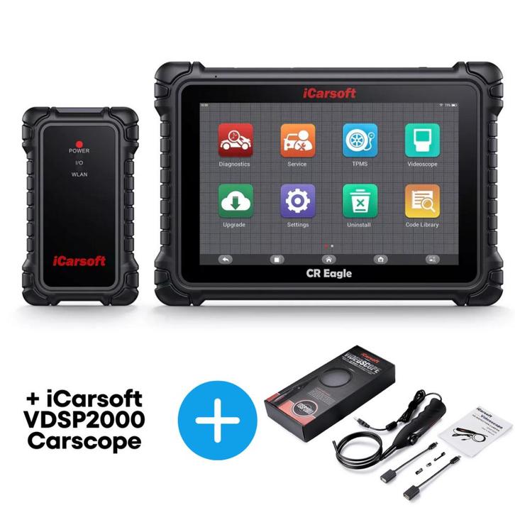 iCarsoft CR Eagle - Tijdelijk met gratis VDSP2000 videoscope, Auto diversen, Autogereedschap, Verzenden