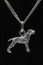 Zilveren Spinone ketting hanger - klein, Verzenden, Nieuw