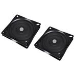 vidaXL Draaiplateaus voor bootstoelen 2 st standaard, Verzenden, Nieuw