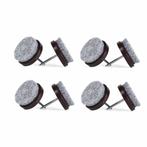 Benson Antikrasvilt set met nagel - 8 stuks - Ø 24 mm - B.., Ophalen of Verzenden, Nieuw