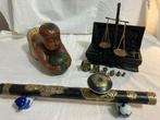 Tres rare Pipe a Opium et ses accessoires - Pijp - exotisch, Nieuw