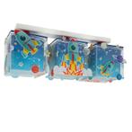 Blauwe kinderkamer plafondlamp, Raket, Ophalen of Verzenden, Nieuw