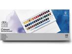 Winsor & Newton Cotman Studio Aquarelset 45 halve napjes, Huis en Inrichting, Woonaccessoires | Overige, Verzenden, Nieuw