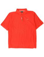 NIKE Mens Dri Fit Polo Shirt UK 42/44 Large Red Cotton, Verzenden, Nieuw
