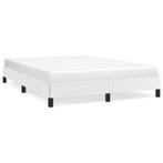 Wit Kunstleren Bed 140x190: Topdeal! Tweedekansje bij Ret..., Huis en Inrichting, Slaapkamer | Bedden, Overige materialen, Wit
