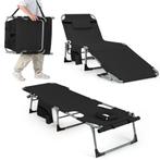 LIVSK Opvouwbare Zonnestoel met Gezichtsopening - 5 Verstelb, Verzenden, Nieuw